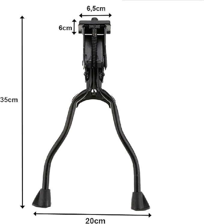 Abo ElGoukh & Maxlerz® Dual-Leg Central Bicycle Kickstand for 26” & 29” Bikes – Heavy-Duty Metal Construction, Enhanced Stability, Anti-Vibration Design, Ideal for MTB, Hybrid & Touring Bicycles - Image 3